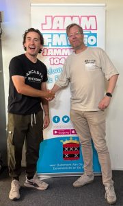 Paul Childers en Joost van der Velde bij Freaky Friday, JammFM