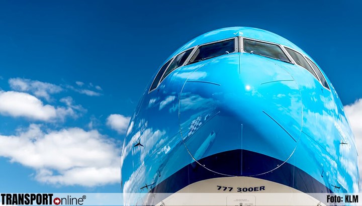 KLM neus van vliegtuig